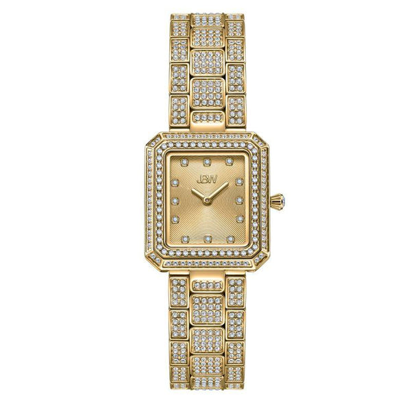 JBW Arc Diamond Watch - 0.12 Carats - Gold - J6390 - Zrafh.com - Your Destination for Baby & Mother Needs in Saudi Arabia