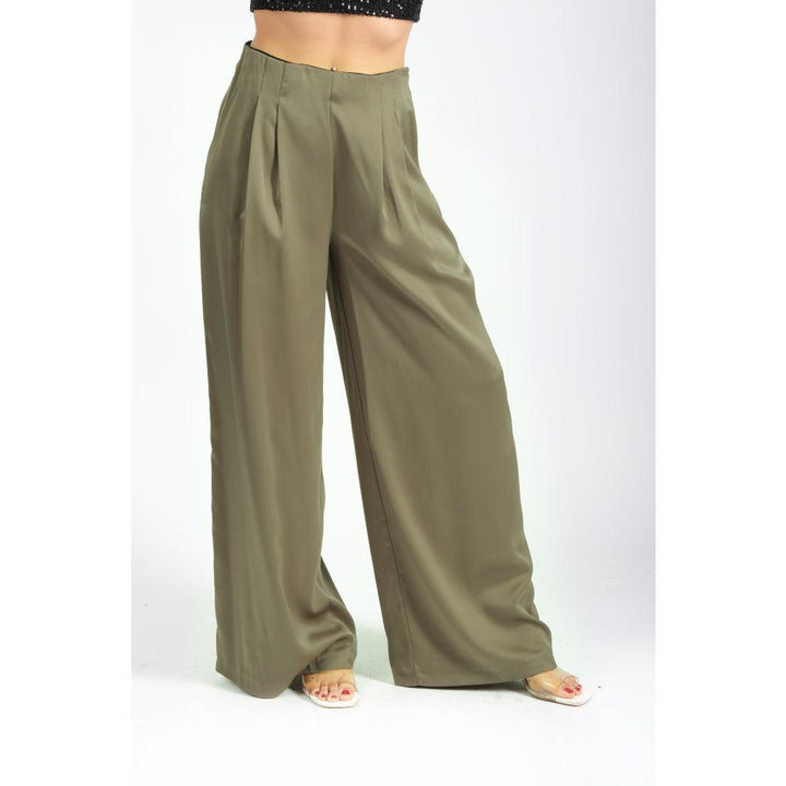 Londonella Women's Classic High-waist Wide Pants - 100230 - Zrafh.com - Your Destination for Baby & Mother Needs in Saudi Arabia