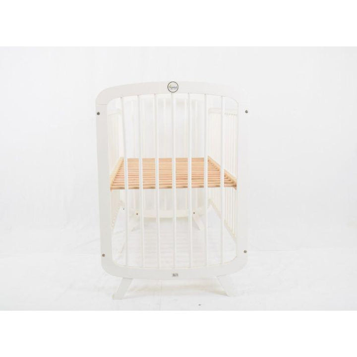 Amla Wooden Baby Crib White TM701-W - ZRAFH