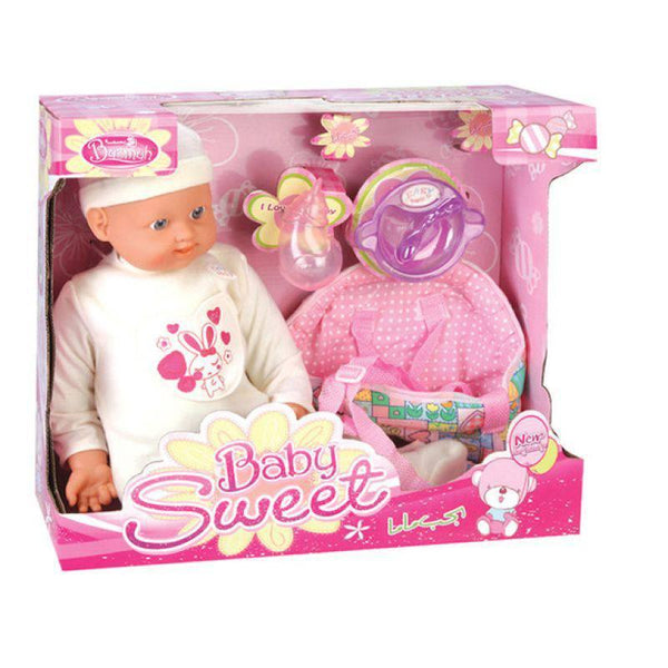 Basmah Doll Set With 6 Sounds & Accessories - 32-595437 - ZRAFH