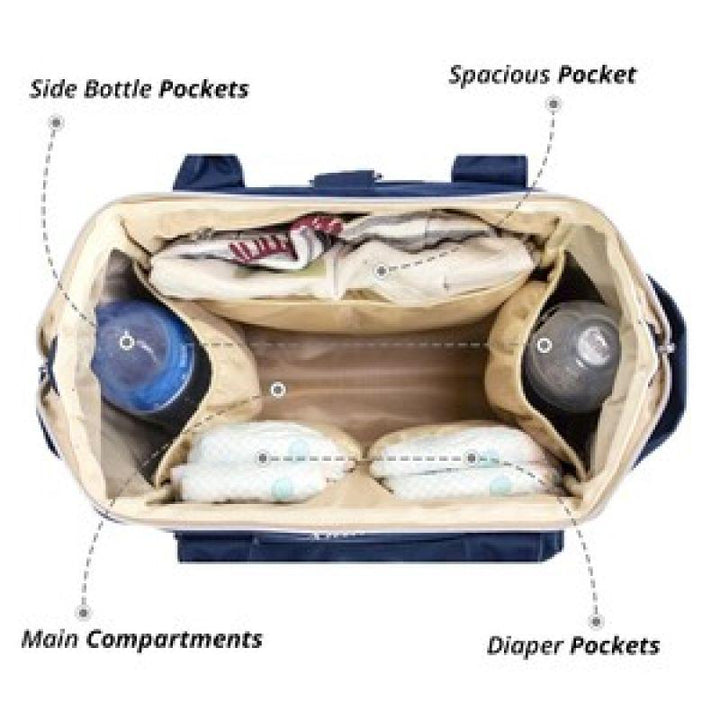 Little Story Ace Diaper Bag - Blue - Zrafh.com - Your Destination for Baby & Mother Needs in Saudi Arabia