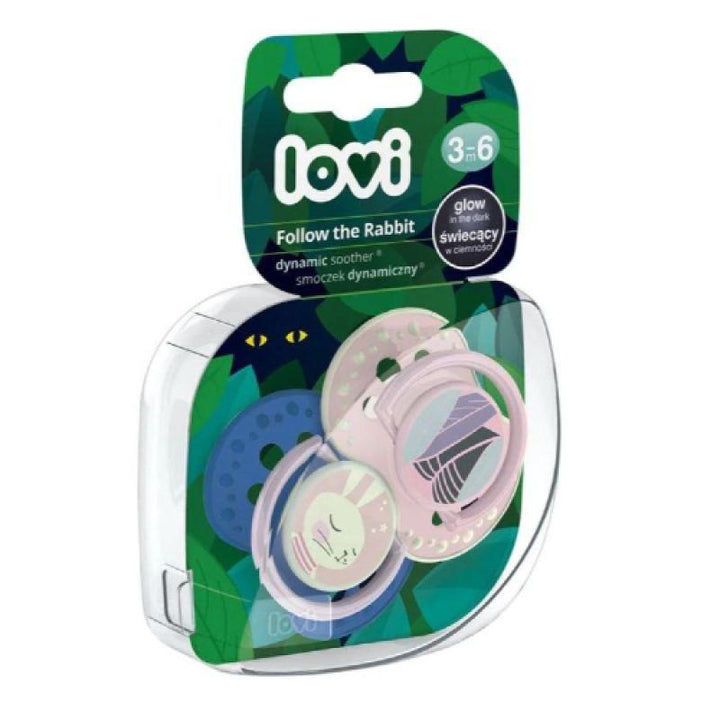 Lovi Silicone Dynamic Soother - Size 3-6 Months - 2 Pieces - 22/859 - ZRAFH