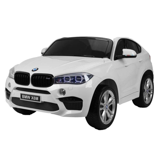 Amla BMW X6M Remote Battery Car - White - JJ2168RW - Zrafh.com - Your Destination for Baby & Mother Needs in Saudi Arabia
