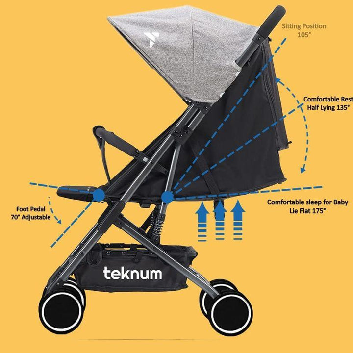 Teknum Yoga Lite Stroller - Zrafh.com - Your Destination for Baby & Mother Needs in Saudi Arabia