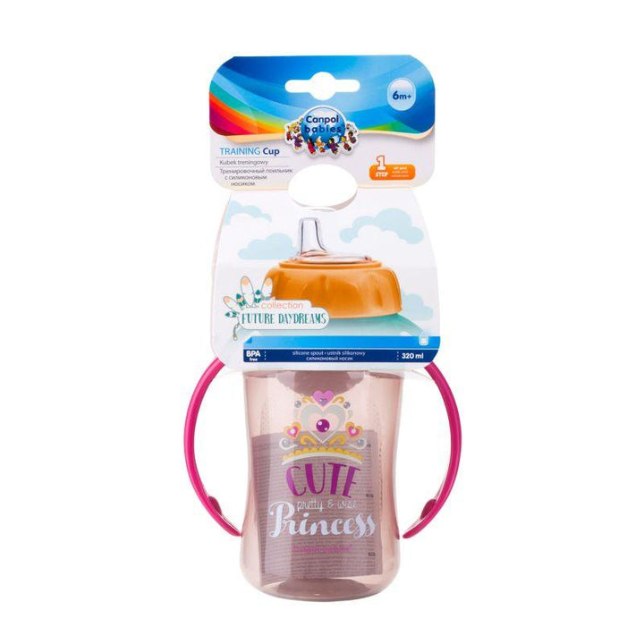 Canpol babies Traning Cup with silicone apout and handle - 320 ml - ZRAFH