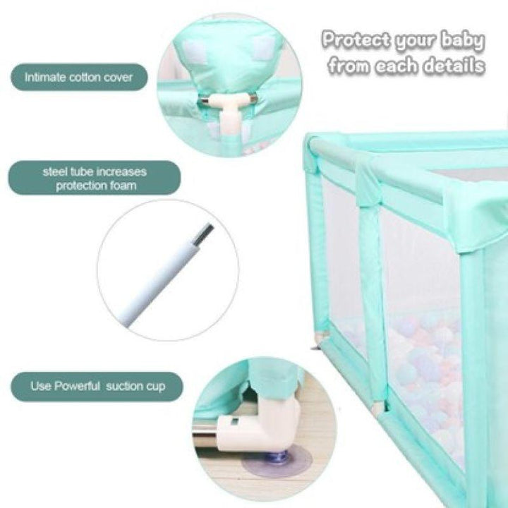 Dreeba Toddler Safe Playpen - 180*120*65 cm - Zrafh.com - Your Destination for Baby & Mother Needs in Saudi Arabia