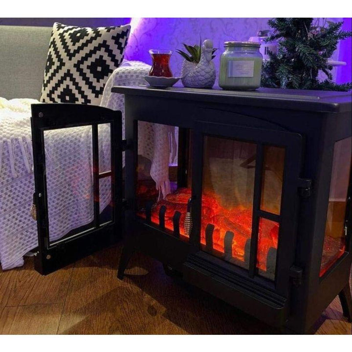 GVC Pro decoration heater - 2000 watts - black - GVCHT-15 - Zrafh.com - Your Destination for Baby & Mother Needs in Saudi Arabia