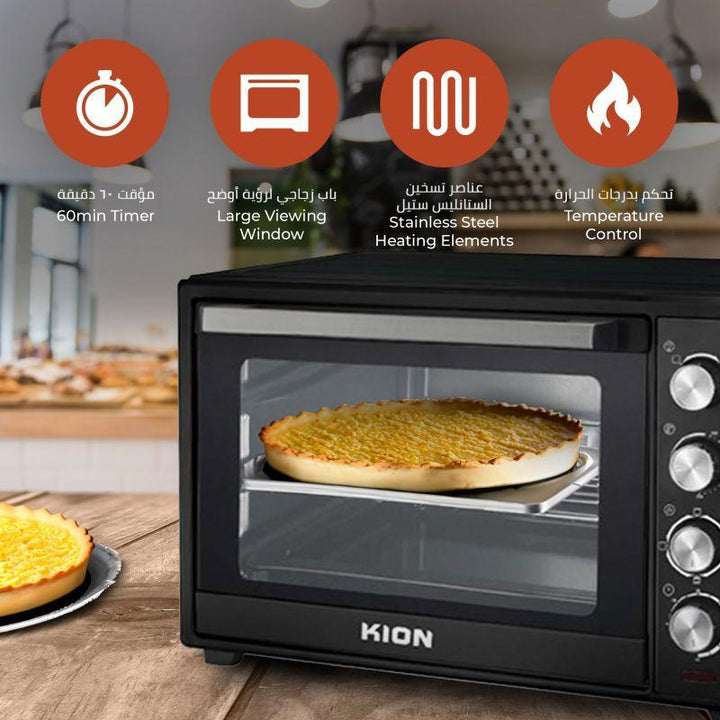 Kion Electric Oven - 38 liters - 1600 watts - KHD/8238 - Zrafh.com - Your Destination for Baby & Mother Needs in Saudi Arabia