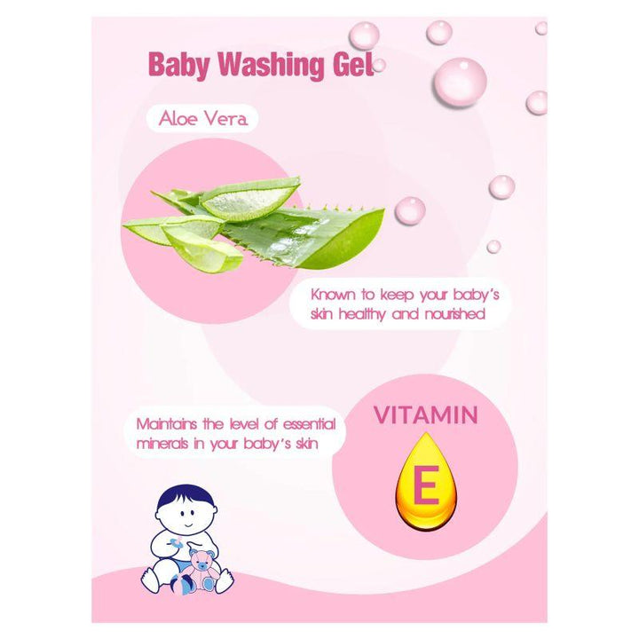 Cool & Cool Baby Washing Gel - 1L - Zrafh.com - Your Destination for Baby & Mother Needs in Saudi Arabia