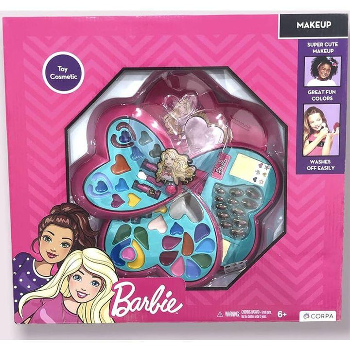 Barbie 4 Decks Heart Shape Cosmetic Case - ZRAFH
