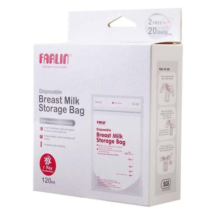 Farlin Milk Storage Bag BPA Free - 120 ml - ZRAFH