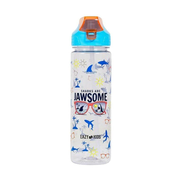 Easy Kids 2 in 1 Tritan Water Bottle - 650 ml - Blue - Zrafh.com - Your Destination for Baby & Mother Needs in Saudi Arabia