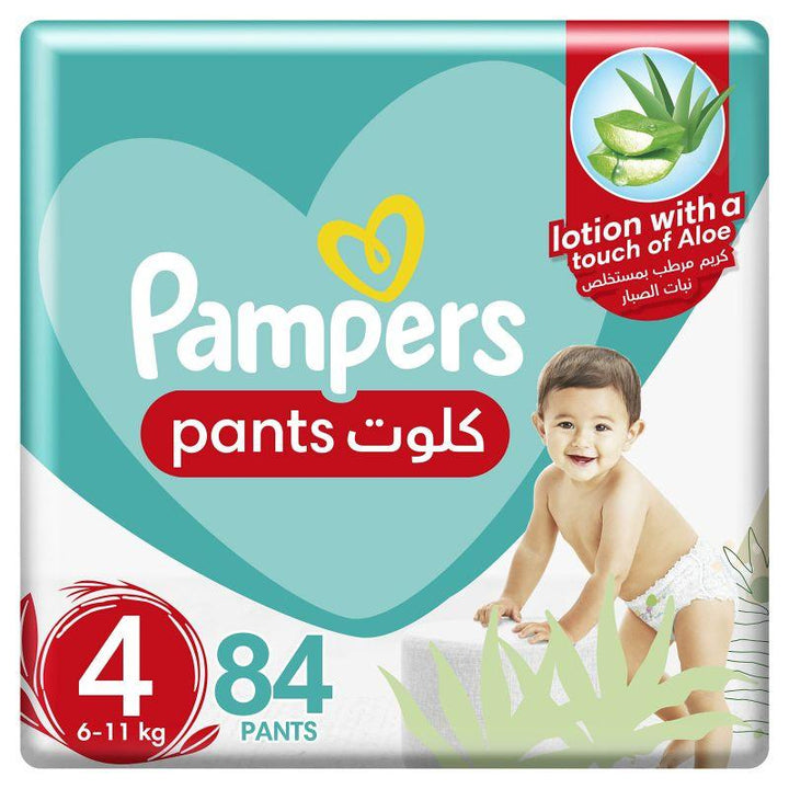 Pampers Pants - Size 4 - 9-14 kg - 24 Diapers - Zrafh.com - Your Destination for Baby & Mother Needs in Saudi Arabia