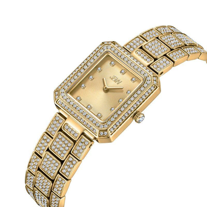 JBW Arc Diamond Watch - 0.12 Carats - Gold - J6390 - Zrafh.com - Your Destination for Baby & Mother Needs in Saudi Arabia