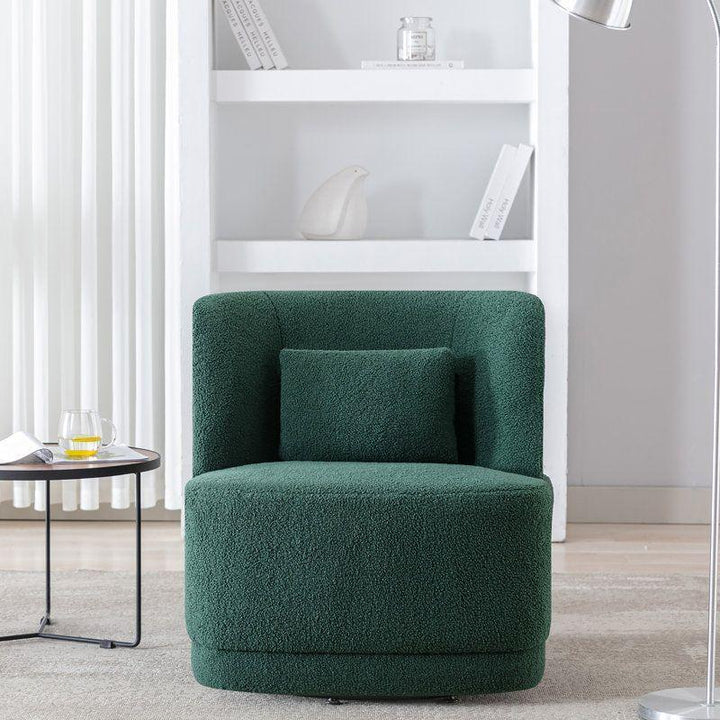 Modern Bouclé Chair - 62x62x80 cm - By Alhome - Zrafh.com - Your Destination for Baby & Mother Needs in Saudi Arabia