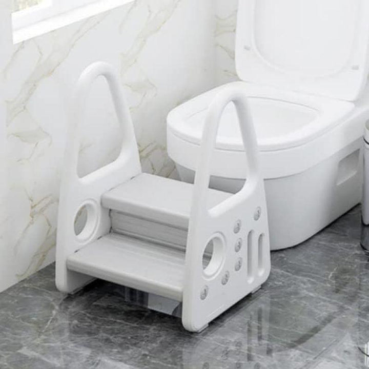 Eazy Kids 2 Step Stool - Grey - Zrafh.com - Your Destination for Baby & Mother Needs in Saudi Arabia
