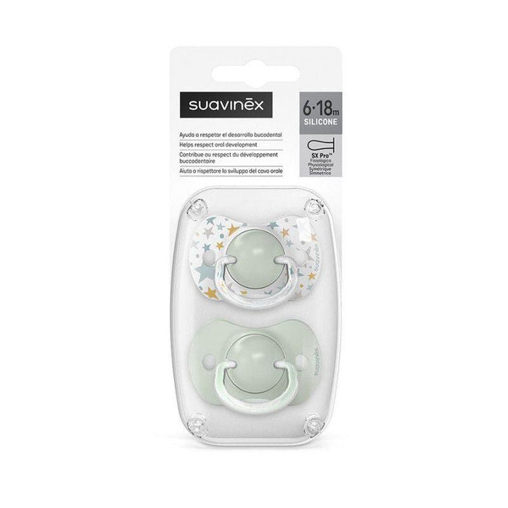 Suavinex Physiological Soother - 6-18 Months - 2 Pieces - Dream Blue - Zrafh.com - Your Destination for Baby & Mother Needs in Saudi Arabia