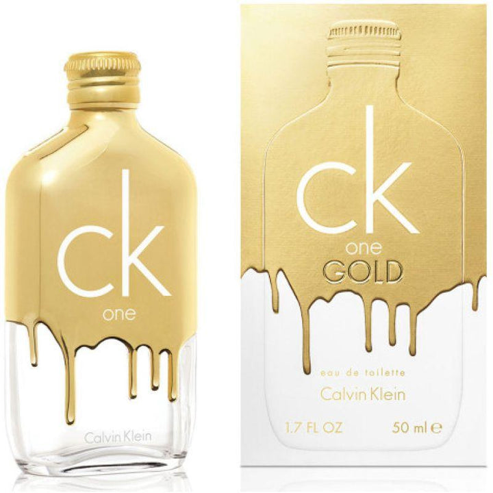 Calvin Klein Ck One Gold Unisex - Eau De Toilette - 50 ml - Zrafh.com - Your Destination for Baby & Mother Needs in Saudi Arabia