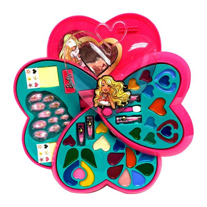 Barbie 4 Decks Heart Shape Cosmetic Case - ZRAFH