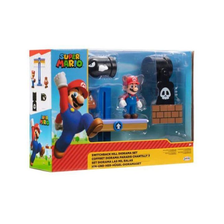 Jakks Playset Super Mario Switchback Hill Diorma - Multicolor - ZRAFH