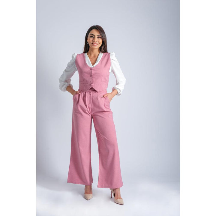 Londonella 2-Piece Set Vest and Pants - Rose Pink - 100179 - Zrafh.com - Your Destination for Baby & Mother Needs in Saudi Arabia