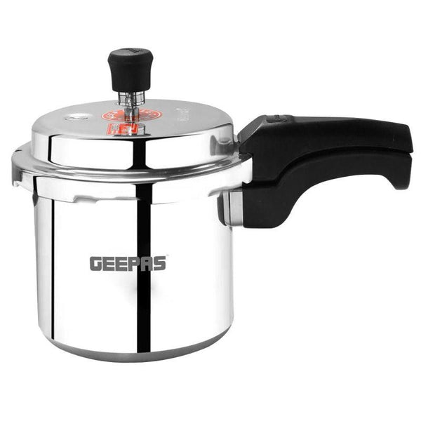 Geepas pressure cooker - 10 liters - silver - GPC328 - Zrafh.com - Your Destination for Baby & Mother Needs in Saudi Arabia