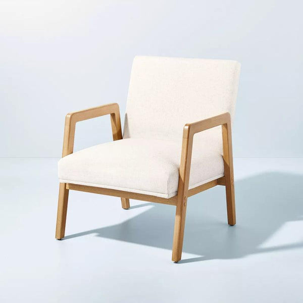 Beige Linen Chair By Alhome - 110111735 - Zrafh.com - Your Destination for Baby & Mother Needs in Saudi Arabia