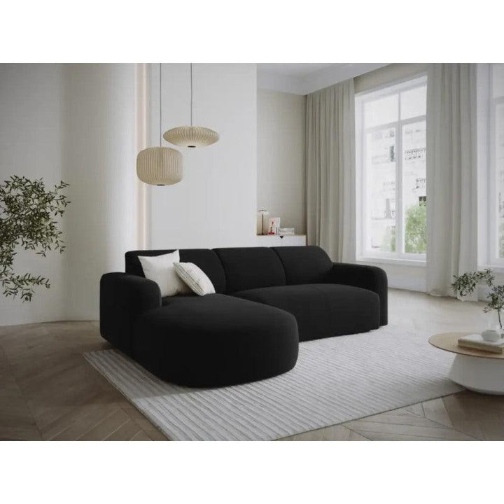 Comfortable Linen Corner Sofa - 250x170x85x85 cm - By Alhome - Zrafh.com - Your Destination for Baby & Mother Needs in Saudi Arabia