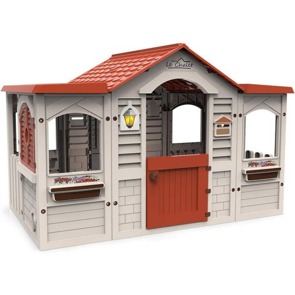 Educa Le Chalet Play House For Kids - ‎105.8x30.5x8.5 cm - Red - 3+ Years - Zrafh.com - Your Destination for Baby & Mother Needs in Saudi Arabia