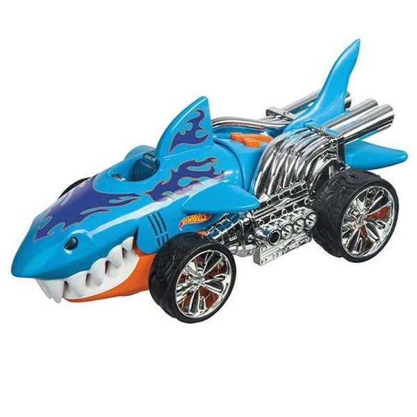 Hot Wheels Monster Action Sharkruiser with Light and Sound - Blue - ZRAFH