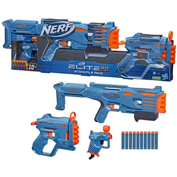 Connect 4 Blast! Game; Powered by Nerf; Includes Nerf Blasters and Nerf  Foam Darts; Game for Kids Ages 8 and up