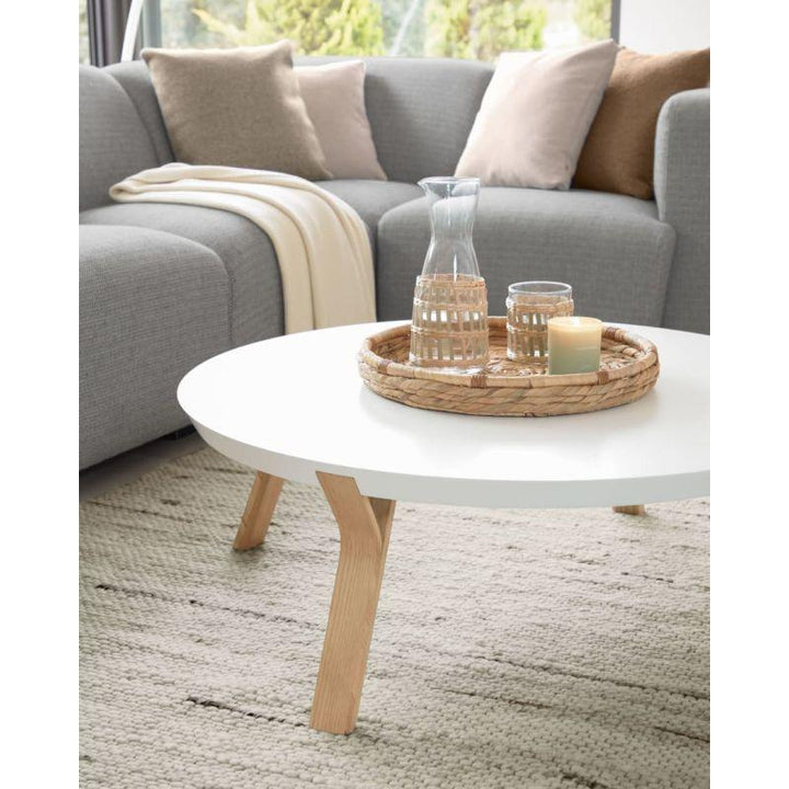 White Engineered Wood Center Table - Size: 90x45 By Alhome - 110112139 - Zrafh.com - Your Destination for Baby & Mother Needs in Saudi Arabia