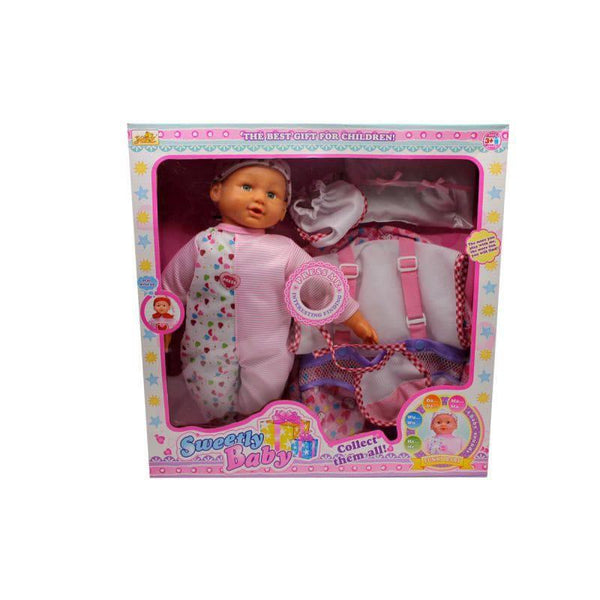 Basmah 16" Doll With 4 Sounds & Accessories - 40 cm - 31-625 - ZRAFH