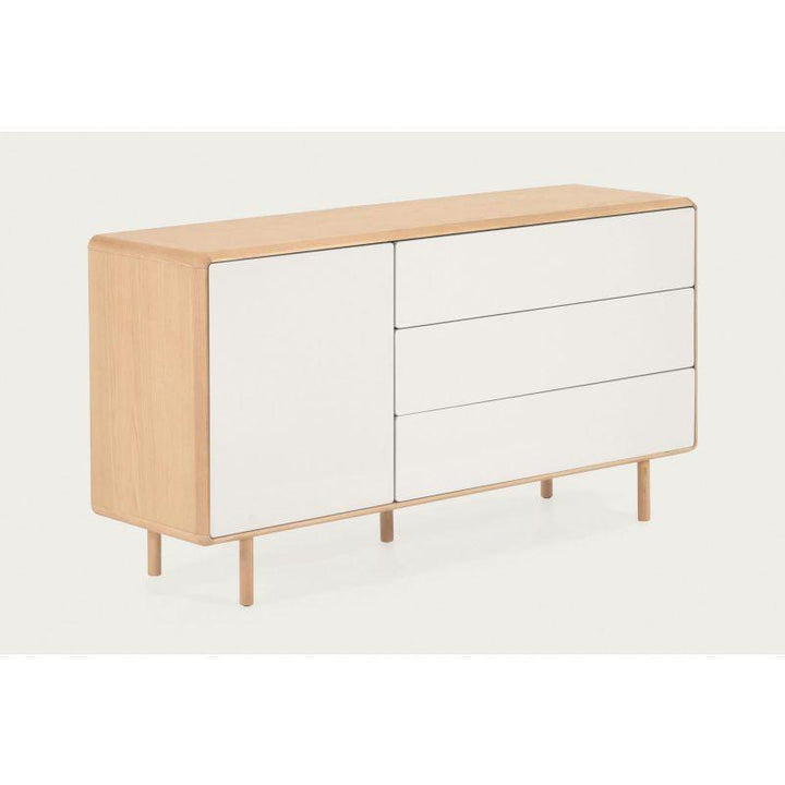 White Engineered Wood Buffet - Size: 180x30x75 By Alhome - Zrafh.com - Your Destination for Baby & Mother Needs in Saudi Arabia