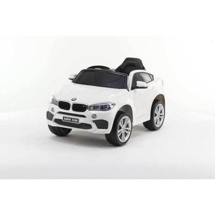 Amla BMW X6M Remote Battery Car -White - JJ2199RW - Zrafh.com - Your Destination for Baby & Mother Needs in Saudi Arabia