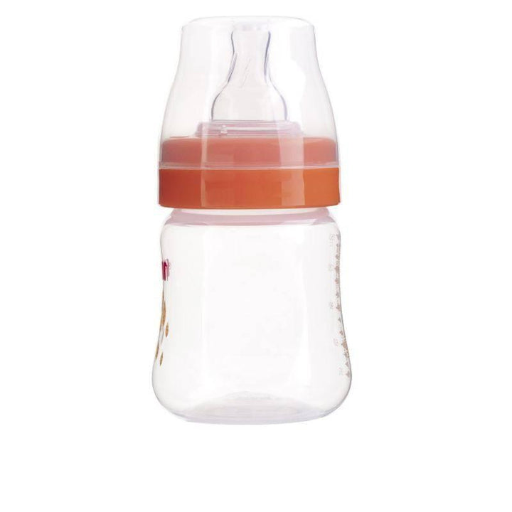 Farlin Plastic Wide Neck Feeding Bottle 150 ml - Orange - ZRAFH