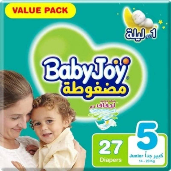 Babyjoy Value Junior Diaper No#5 - 27 Sheets - ZRAFH