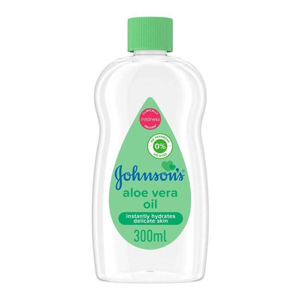 Johnsonâ€™s Baby Oil with Aloe Vera - 300 ml - ZRAFH