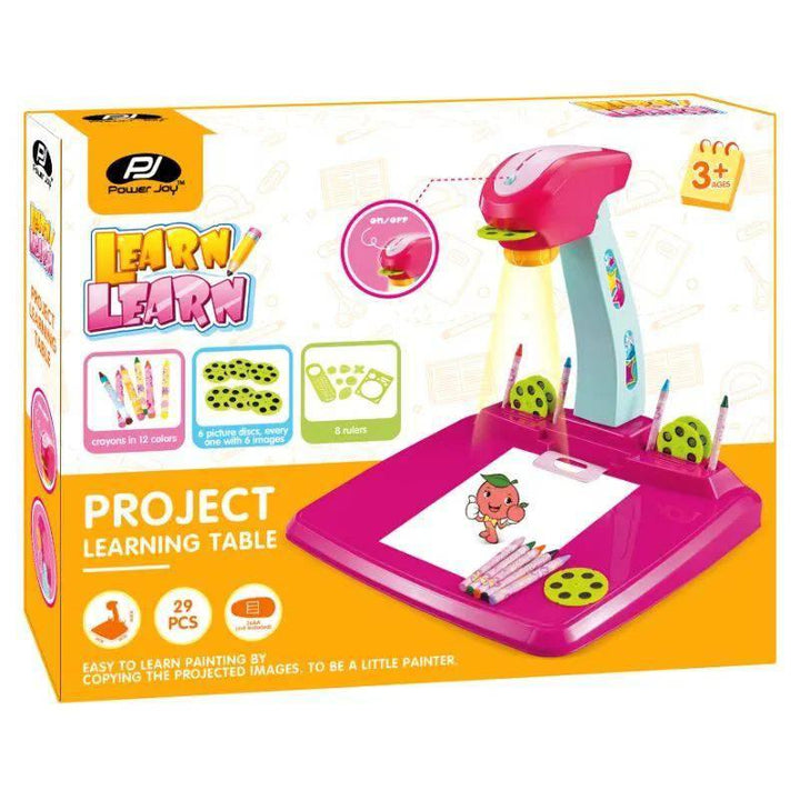 P.JOY Learn Projector Battery Operated Learning Table - Pink - ZRAFH