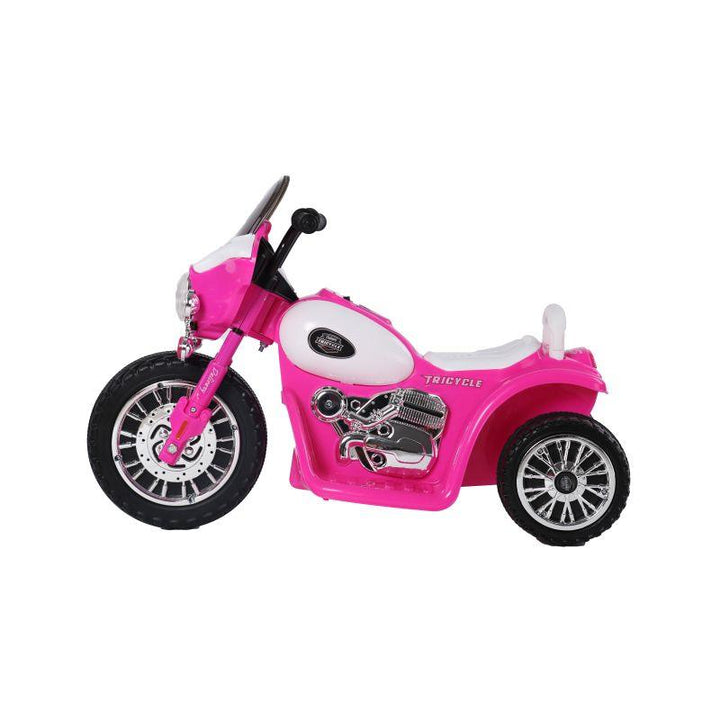 Amla Police 3 Wheel Motor Bike -Pink - JT568P - Zrafh.com - Your Destination for Baby & Mother Needs in Saudi Arabia