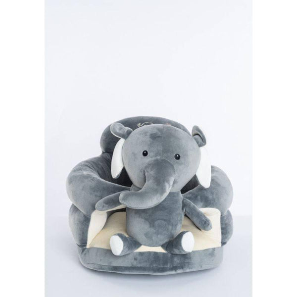 Elphybaby Baby Sitting Training Sofa Grey Elephant - ZRAFH