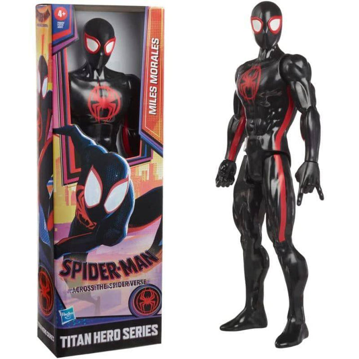 Marvel Spider-Man Miles Morales Across the Spider-Verse Action Figure Toy Black - 12 Inch - ZRAFH