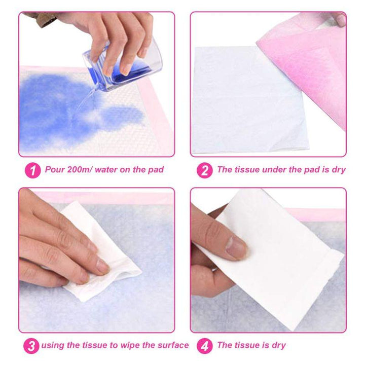 Little Story Disposable Diaper Changing Mats - 100 Pieces - Zrafh.com - Your Destination for Baby & Mother Needs in Saudi Arabia