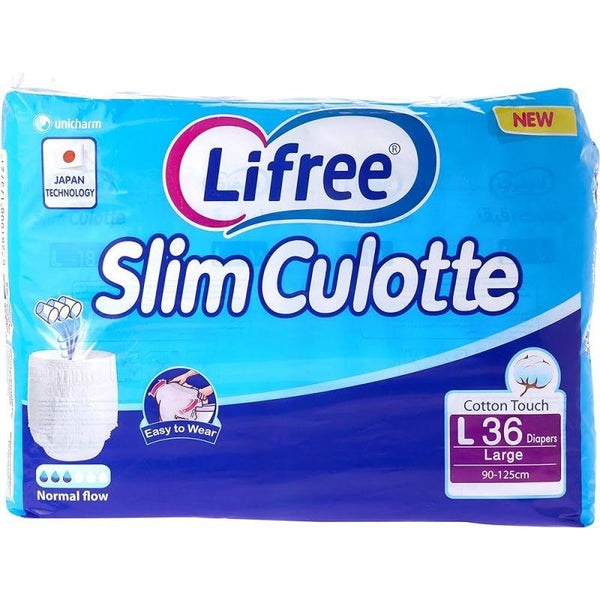 Lifree Slim Culotte High Absorbency Adult Diapers - Large - 72 Pieces - Zrafh.com - Your Destination for Baby & Mother Needs in Saudi Arabia