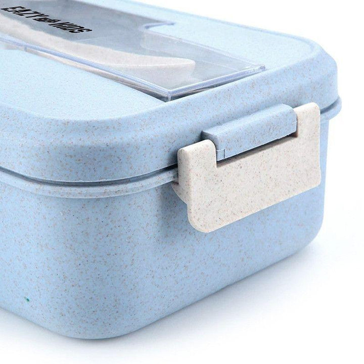 Eazy Kids Wheat Straw Leakproof Eco-Friendly Bento Lunch Box - 1000 ml - EZ_WFLB
