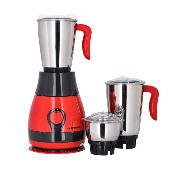 Olsenmark 2 in 1 Mixer Grinder with Stainless Steel Jars - 740W - OMSB2481 - Zrafh.com - Your Destination for Baby & Mother Needs in Saudi Arabia