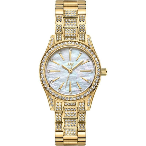 JBW Cristal Spectra 0.06 ctw Diamond Women's Watch - Gold - J6392-A - Zrafh.com - Your Destination for Baby & Mother Needs in Saudi Arabia
