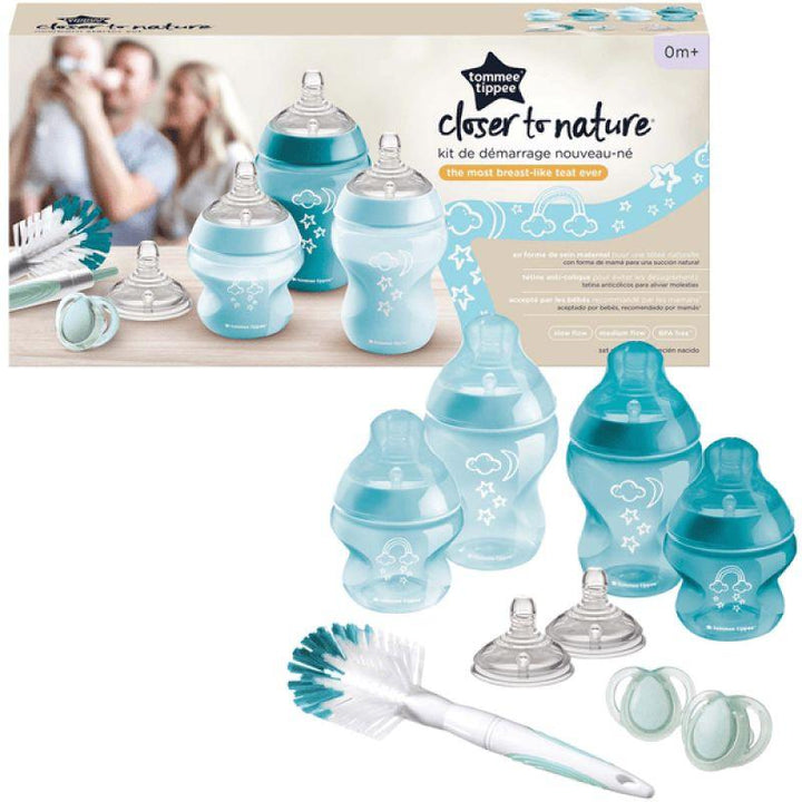 Tommee Tippee Closer to Nature Newborn Baby Bottle Starter Kit - Mixed  Sizes - 5010415227