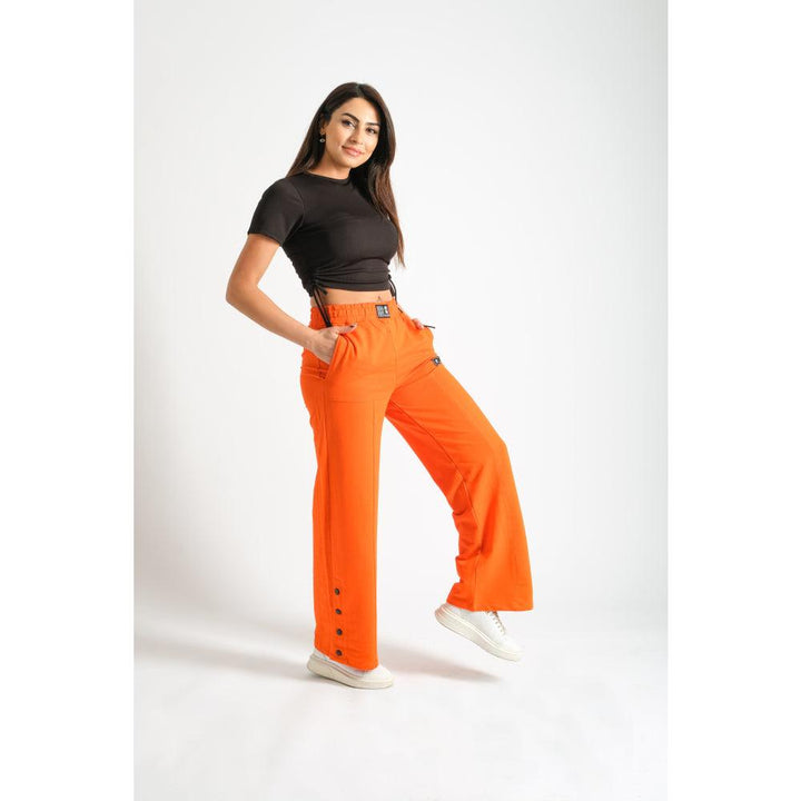 Londonella Women's Jogger Pants With Elasticated Waistband & Functional pockets - 100196 - Zrafh.com - Your Destination for Baby & Mother Needs in Saudi Arabia