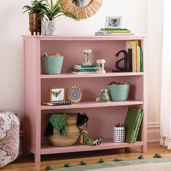 Kids Bookcase: 108x37x105 Wood, Pink by Alhome - Zrafh.com - Your Destination for Baby & Mother Needs in Saudi Arabia